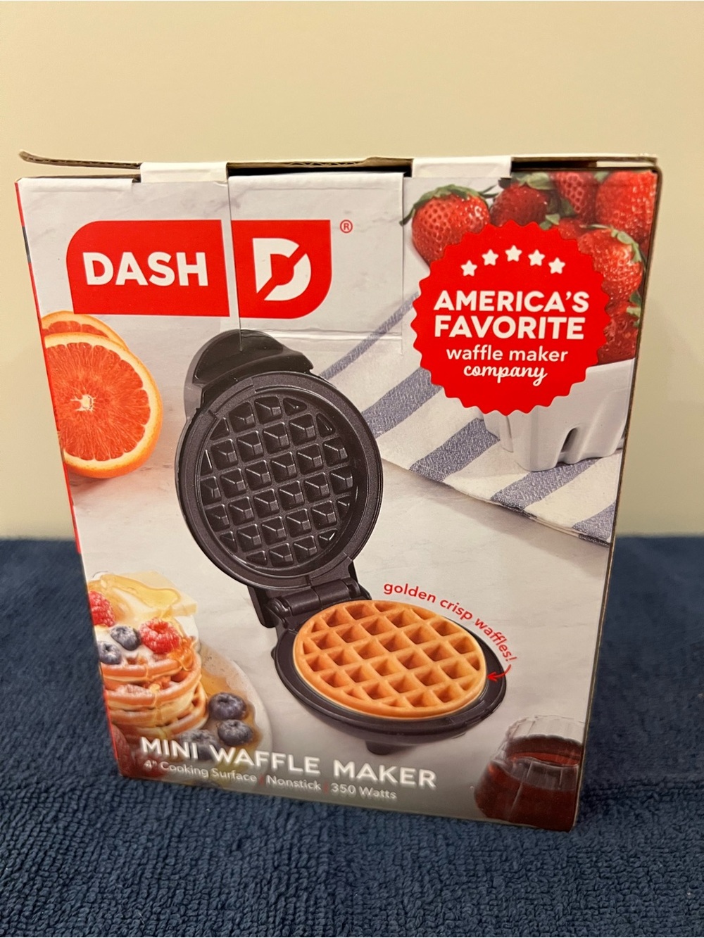 Dash Nonstick Mini Waffle Maker - New, Unopened